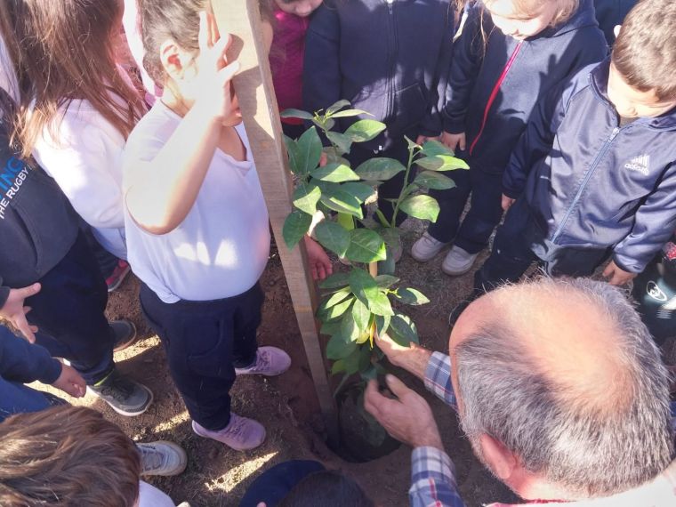 Día de Plantación en el Jardín 25 de Mayo 