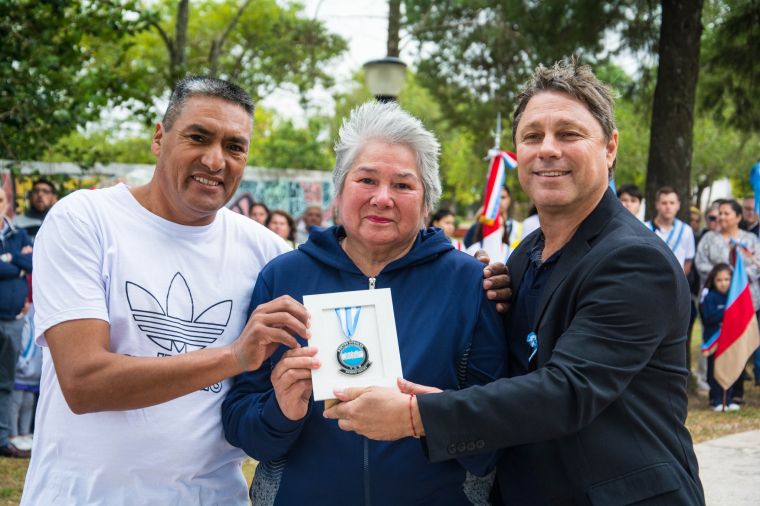 Acto homenaje a los héroes de Malvinas en Monte Cristo
