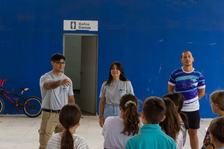 Una gran iniciativa ambiental en el Polideportivo Carlos Campelli