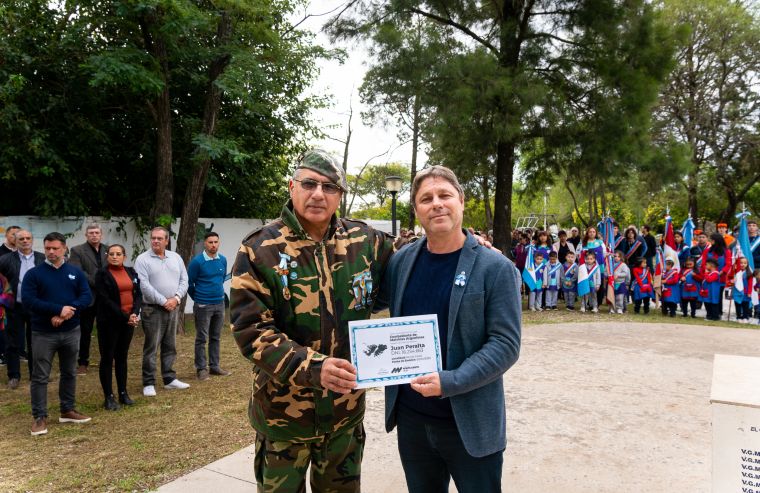 Monte Cristo rindió homenaje a los Héroes de Malvinas
