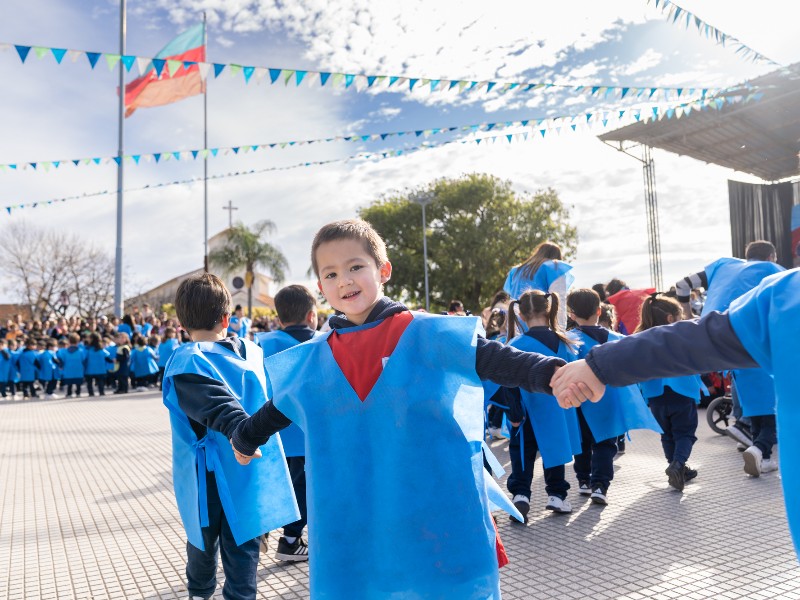Monte Cristo celebró el día de su bandera en la Plaza Sarmiento